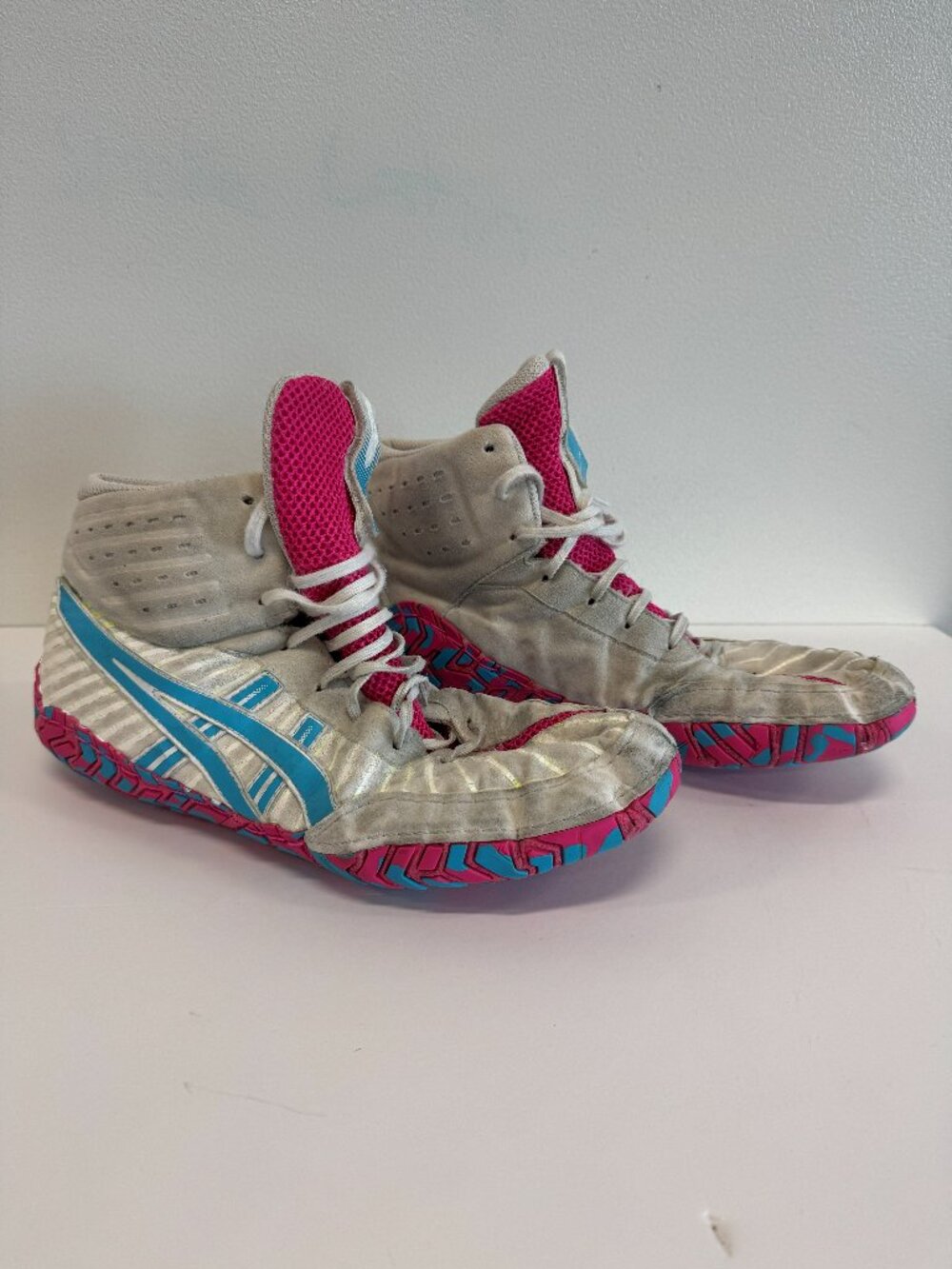 Asics Aggressors 4 Pink White **Customized**